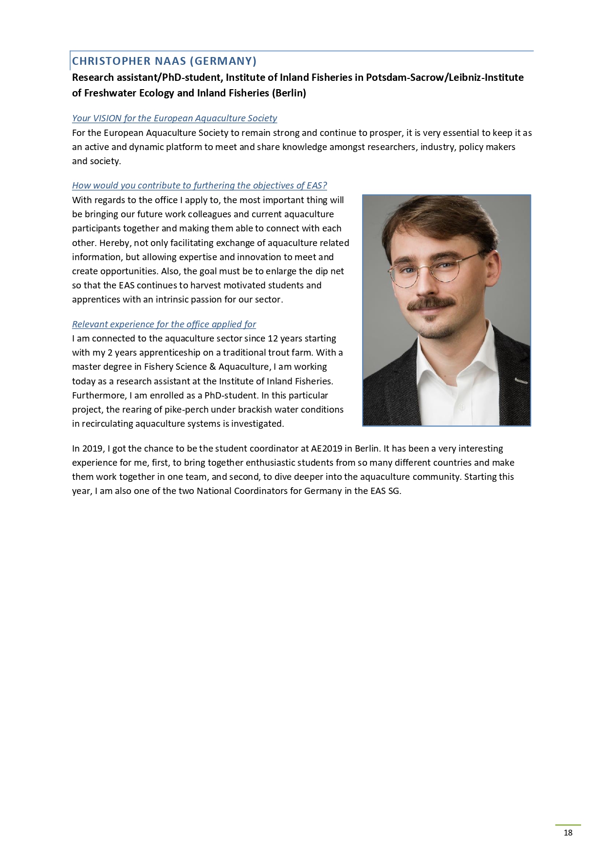 CHRISTOPHER NAAS (GERMANY)